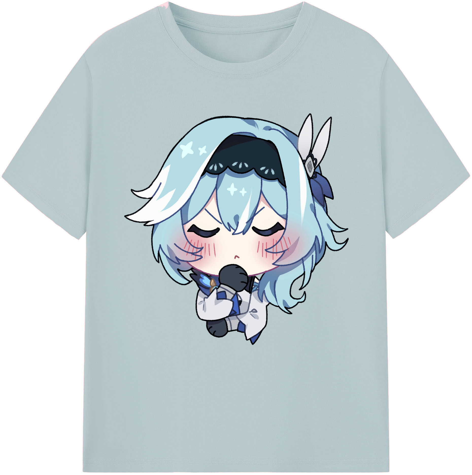 げんし神 优菈 ゆうら genshin Yūra 綿100％半袖Tシャツ（フロントプリント）